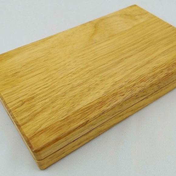 3 Piece Knife Set with Wood Box Stainless Steel Blades Pakkawood Handles NIB - Picture 7 of 7